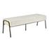 Venturi Fabric Tufted Bench In Opus Cream by New Pacific Direct