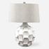 Guerina Scalloped White Lamp by Uttermost