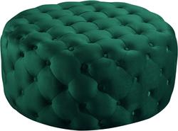 Percy Ottoman/Bench In Green Velvet by Meridian Furniture