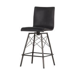 Diaw Counter Stool-Rialto Ebony by FOUR HANDS