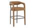 MAVIA BARSTOOL - LUDLOW SESAME LEATHER by Sunpan