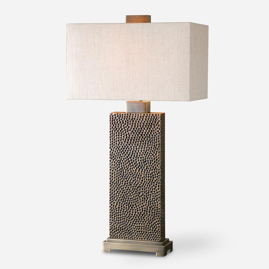 Canfield Coffee Bronze Table Lamp by Uttermost