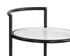 PARGA END TABLE - BLACK - MARBLE LOOK by Sunpan