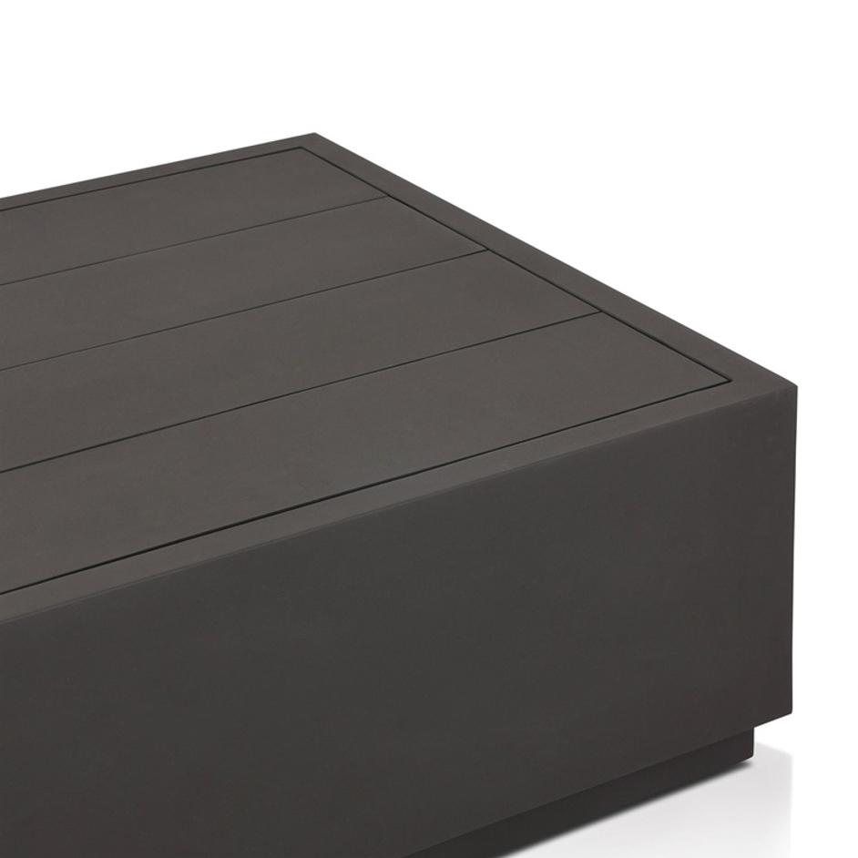 Messo Outdoor Metal Coffee Table - Bronze by Four Hands