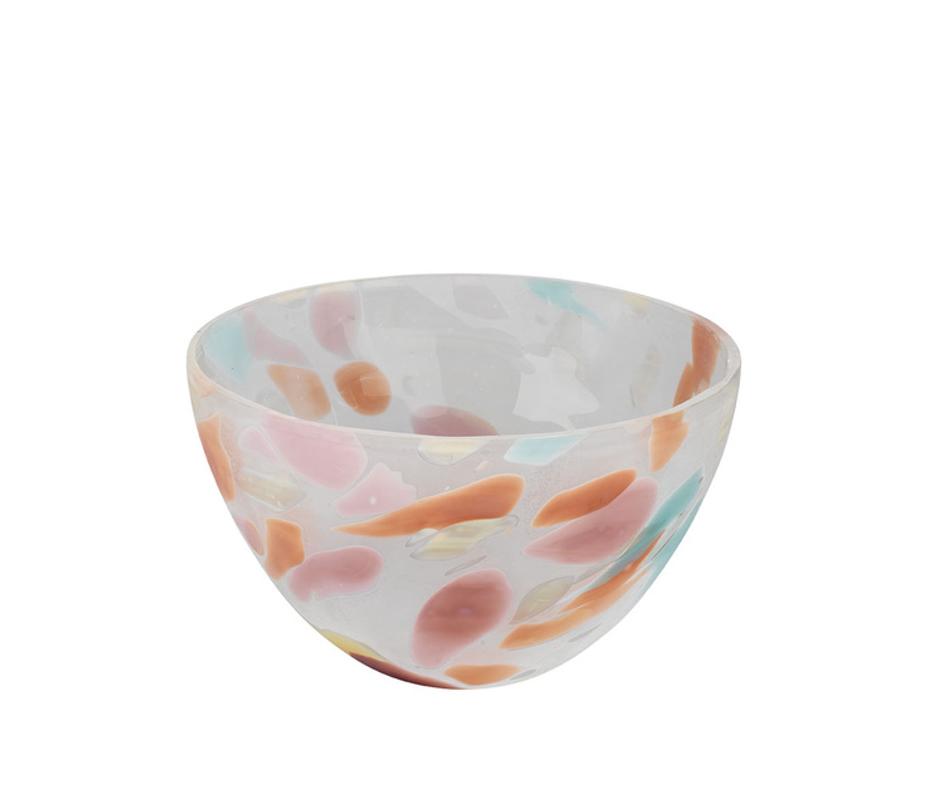 Watercolor Glass Decorative Bowl, Medium by Jamie Young