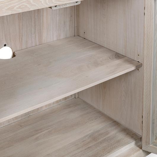 Bradley Oak Wood 6Dr Cabinet by Classic Home