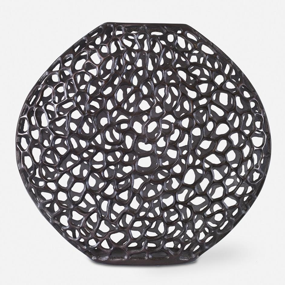 Web Dark Bronze Vase by Uttermost