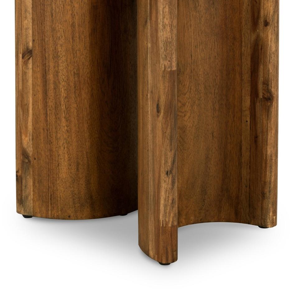 Paden End Table - Seasoned Brown Acacia by Four Hands