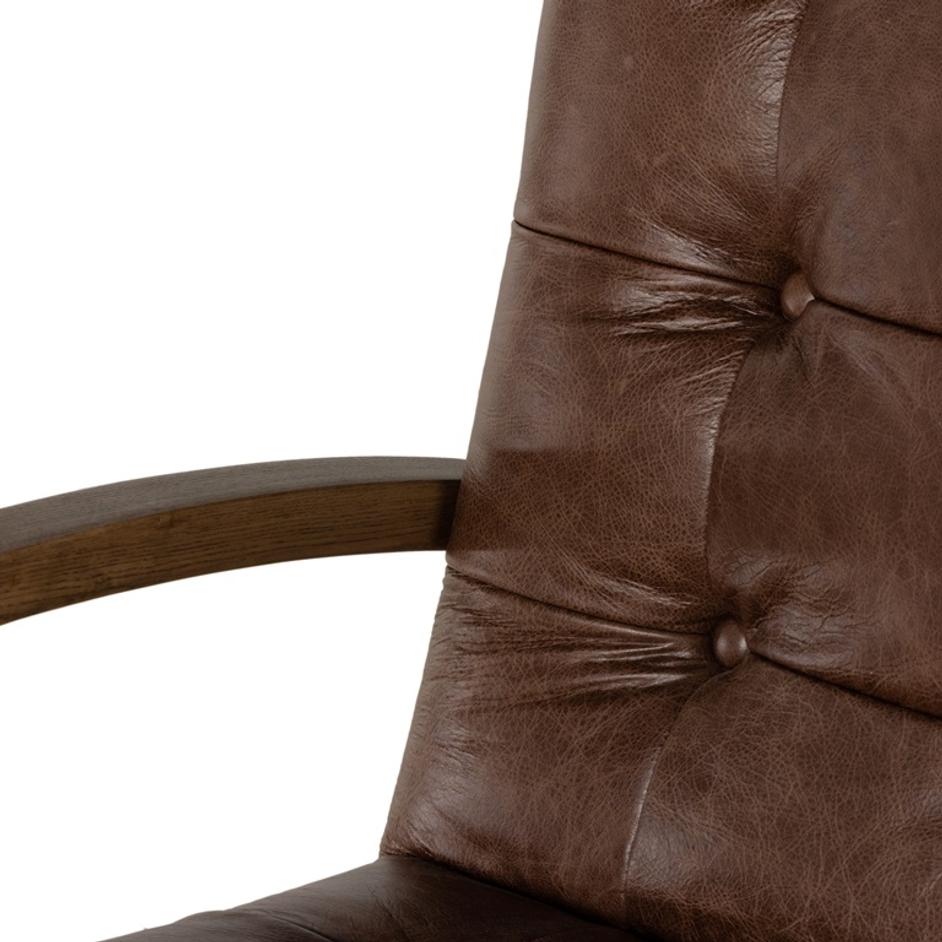 Luca Desk Chair In Sonoma Coco by FOUR HANDS