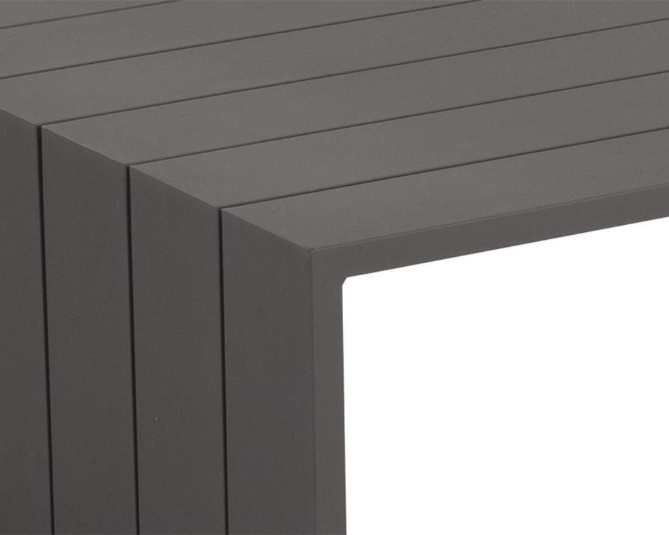 VERIN COFFEE TABLE - WARM GREY by Sunpan