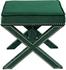 Alan Ottoman/Bench In Green Velvet by Meridian Furniture