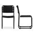 Moma Dining Chair Black Leather- Set Of Two by Moes Home