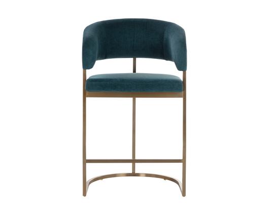MARRIS COUNTER STOOL - GOLD - DANNY TEAL by Sunpan