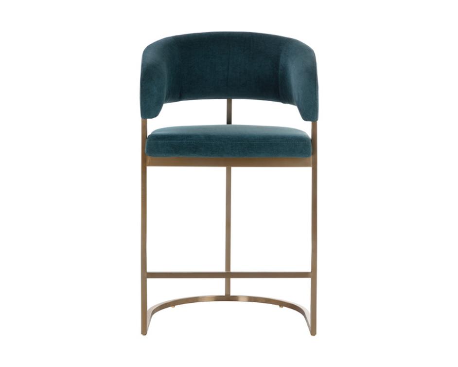 MARRIS COUNTER STOOL - GOLD - DANNY TEAL by Sunpan