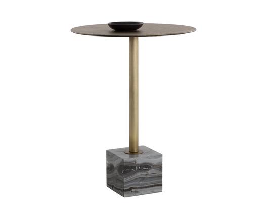 KATA BAR TABLE - GREY MARBLE by Sunpan