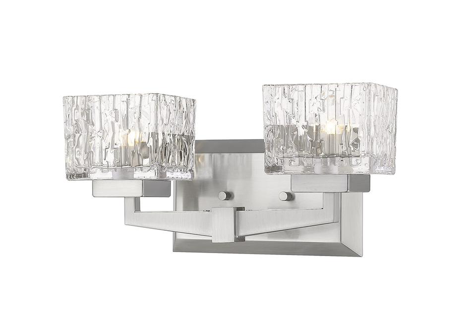 Rubicon 2 Light Vanity in Brushed Nickel Finish by Z-Lite