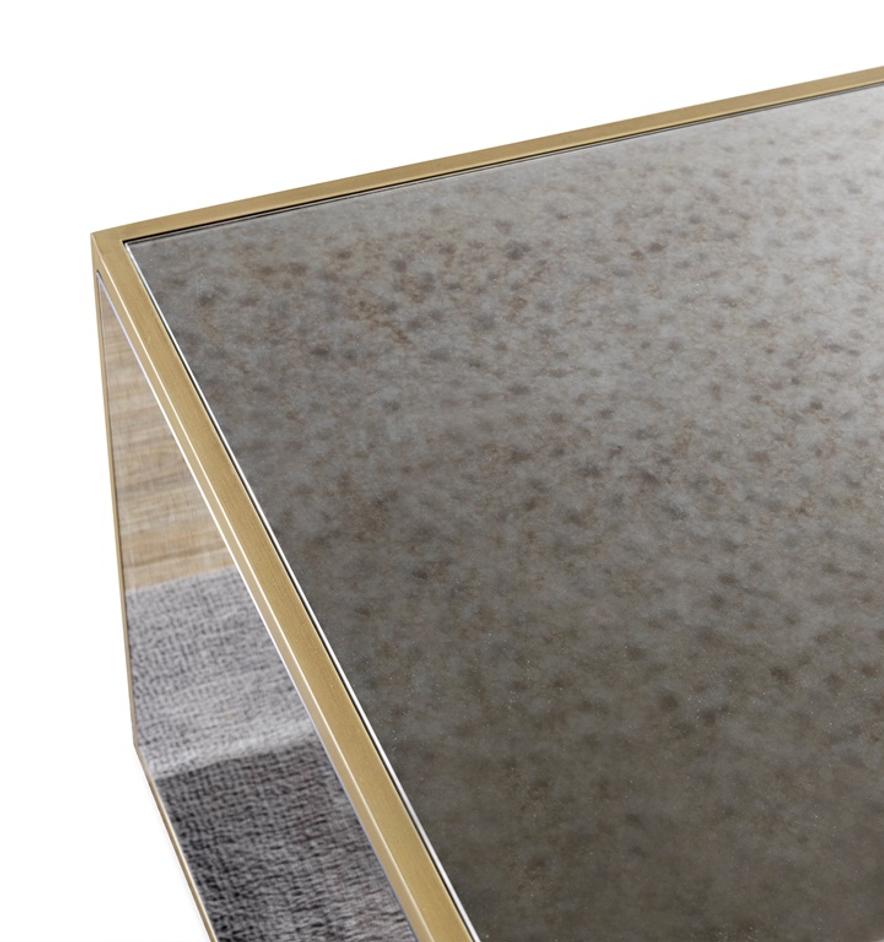 Lana Mirrored Coffee Table by tov furniture