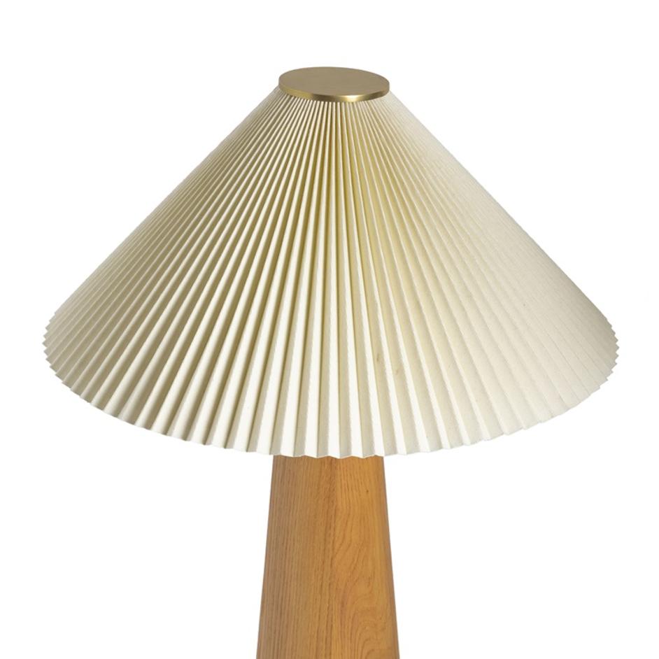 Nora Table Lamp In Light Oak by FOUR HANDS