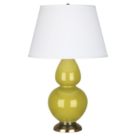 Citron Double Gourd Table Lamp by Robert Abbey