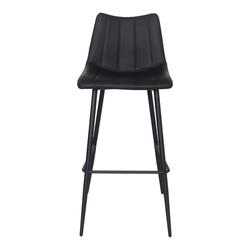 ALIBI BARSTOOL MATTE BLACK by Moes Home