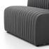 Build Your Own: Augustine Dining Banquette - FIQA Boucle Charcoal by Four Hands