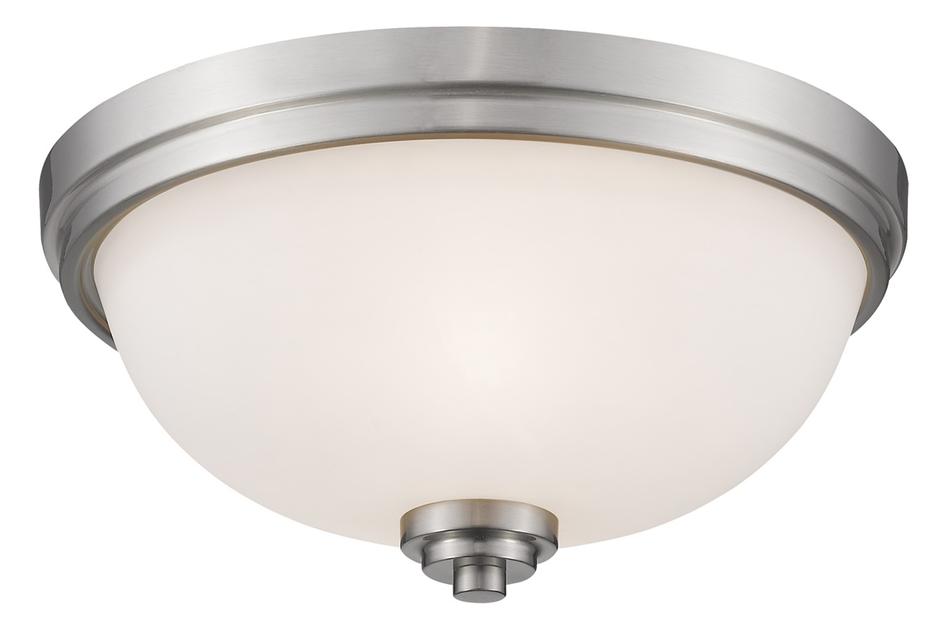 Ashton  3 Light Flush Mount in Brushed Nickel Finish by Z-Lite