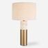 Gravitas Elegant Brass & Stone Lamp by Uttermost