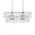 Tressia Chandelier Brass by Classic Home