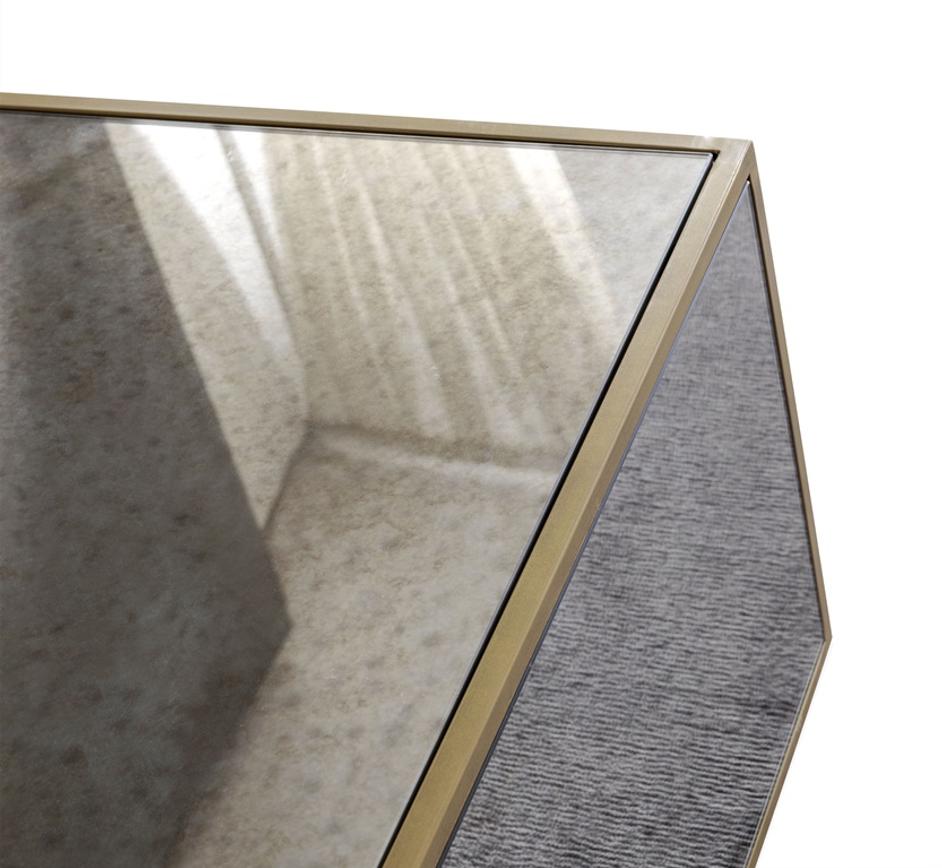 Lana Mirrored Coffee Table by tov furniture