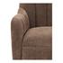 Bowie Swivel Chair Cool Brown by Moes Home