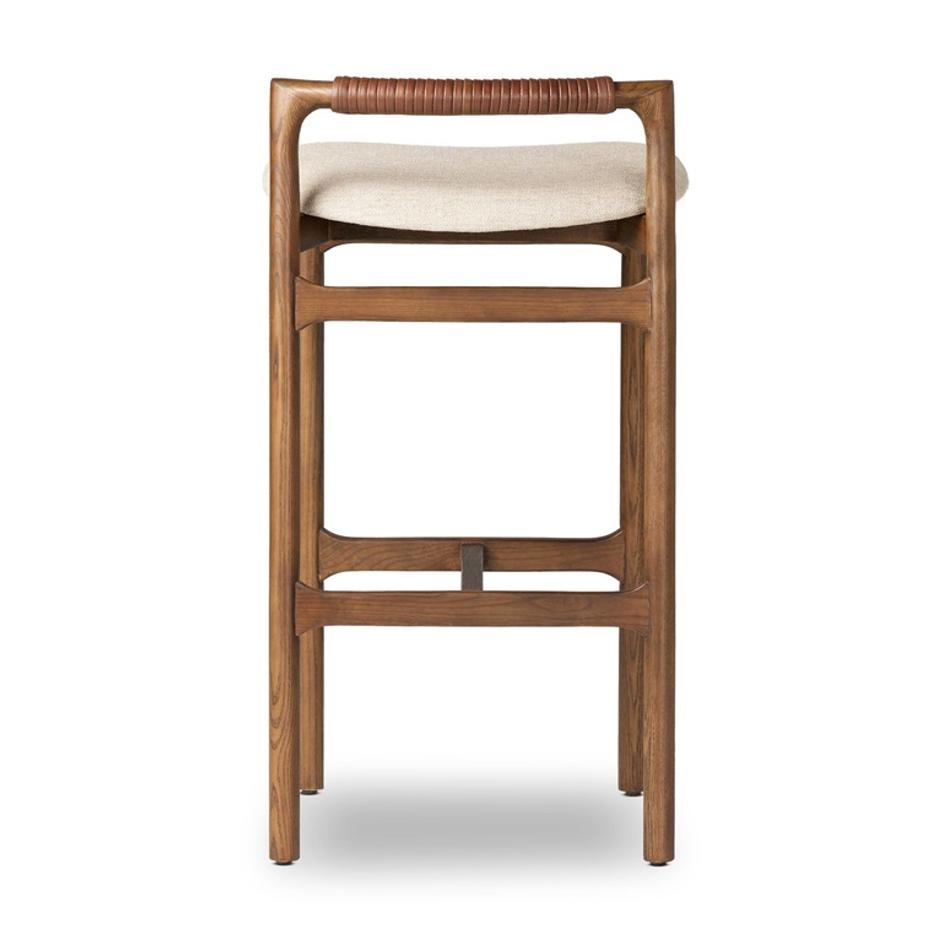 Baden Bar + Counter Stool In Alcala Wheat by Four Hands
