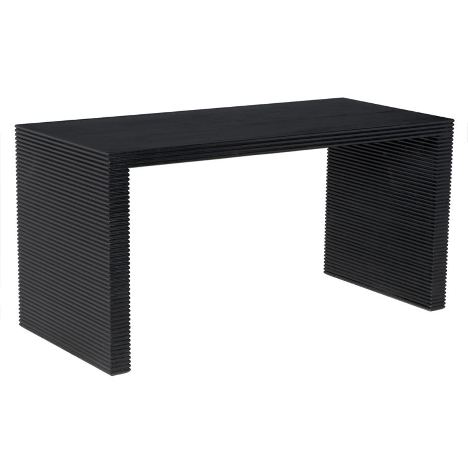 Manhattan Desk, Hand Rubbed Black by Noir Furniture
