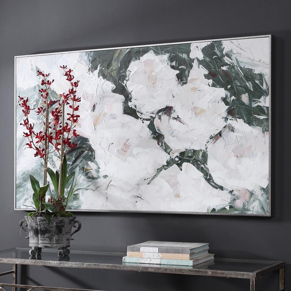 Sweetbay Magnolias Hand Painted Canvas by Uttermost