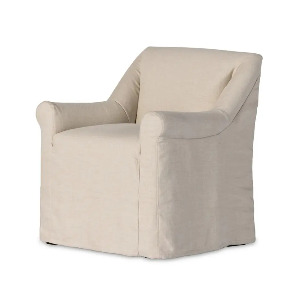 Bridges Slipcover Dining Armchair by Four Hands