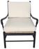 Kevin Chair with Rattan, Hand Rubbed Black by Noir Furniture