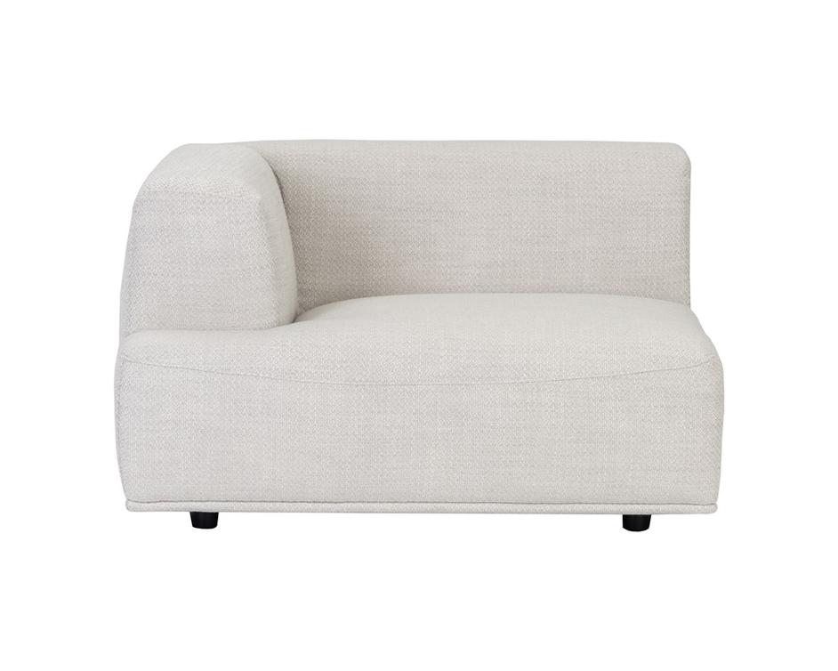 Darren Modular - Left Armchair - Moto Stucco by Sunpan