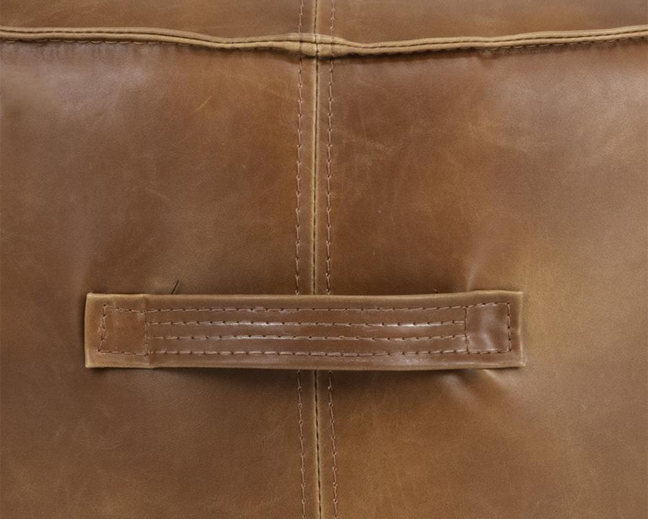 Mitchell Ottoman - Tobacco Tan by Sunpan