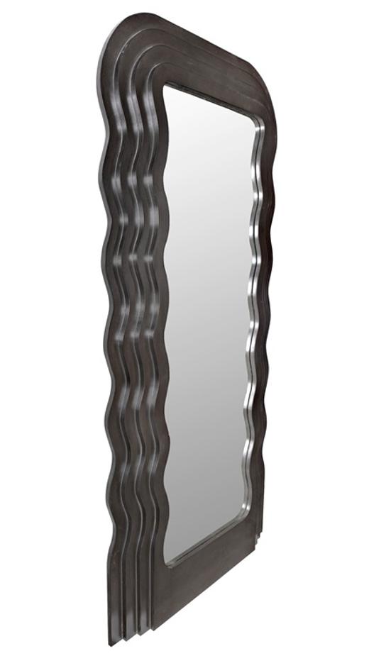 Atticus Mahogany Pale-Finish Mirror by Noir Furniture