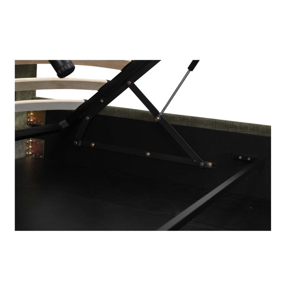 Sebastion King Storage Bed Green by Moes Home