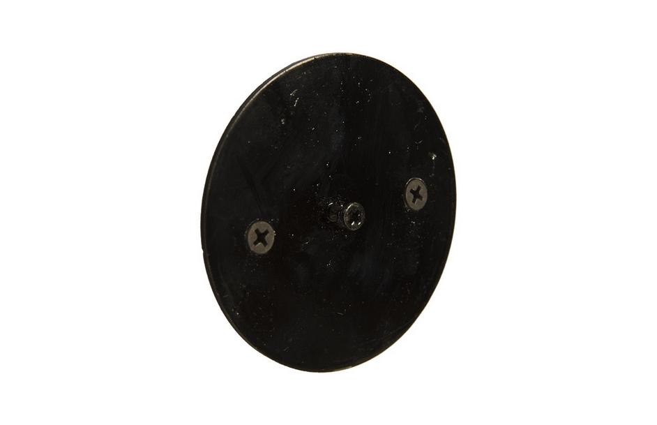 Gem Wall Slice in Brass Setting, Rose Quartz by PHILLIPS COLLECTION