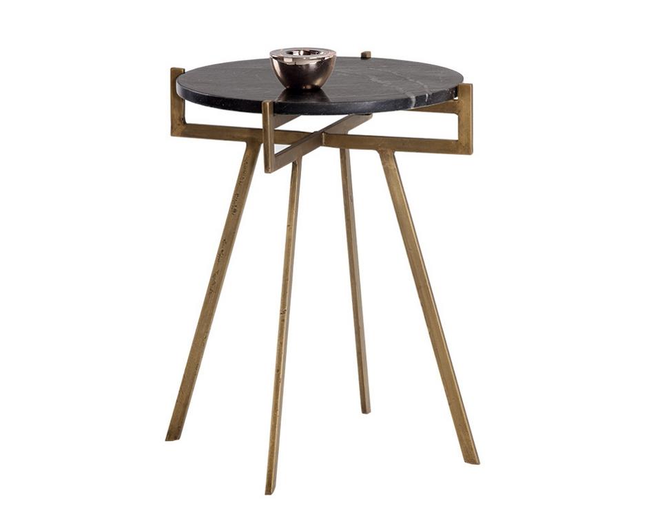 Anak Side Table - Black by Sunpan