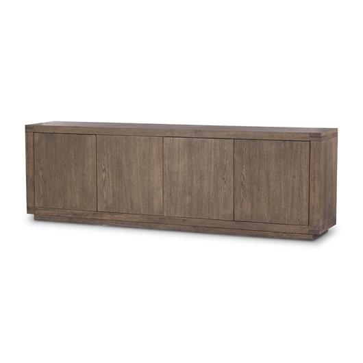 Warby Sideboard in Worn Oak Veneer by FOUR HANDS