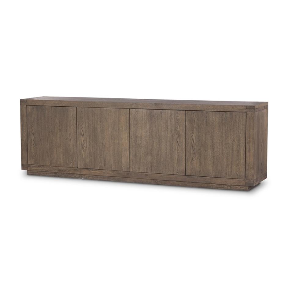Warby Sideboard in Worn Oak Veneer by FOUR HANDS