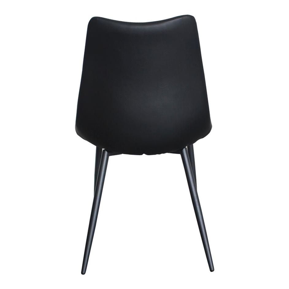 ALIBI DINING CHAIR MATTE BLACK by Moes Home