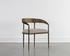 ZANATTA DINING ARMCHAIR - ZENITH TAUPE GREY by Sunpan