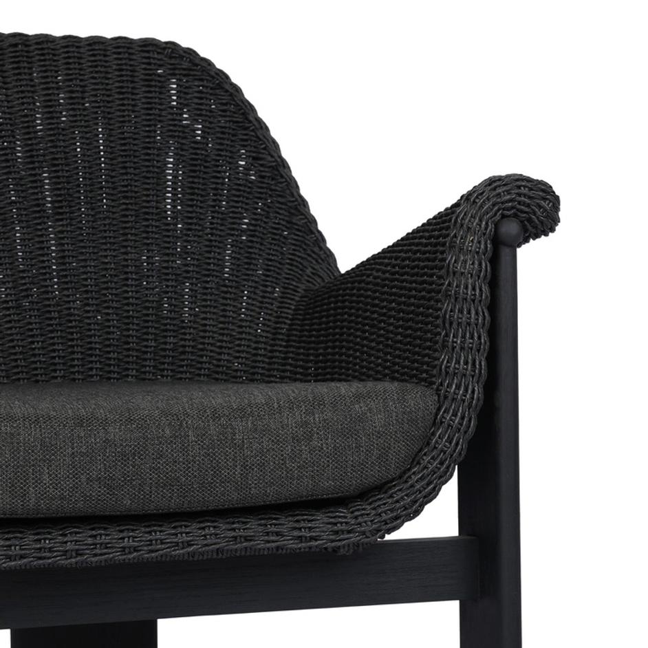 Santoro Outdoor Chair - Ellor Black by Four Hands