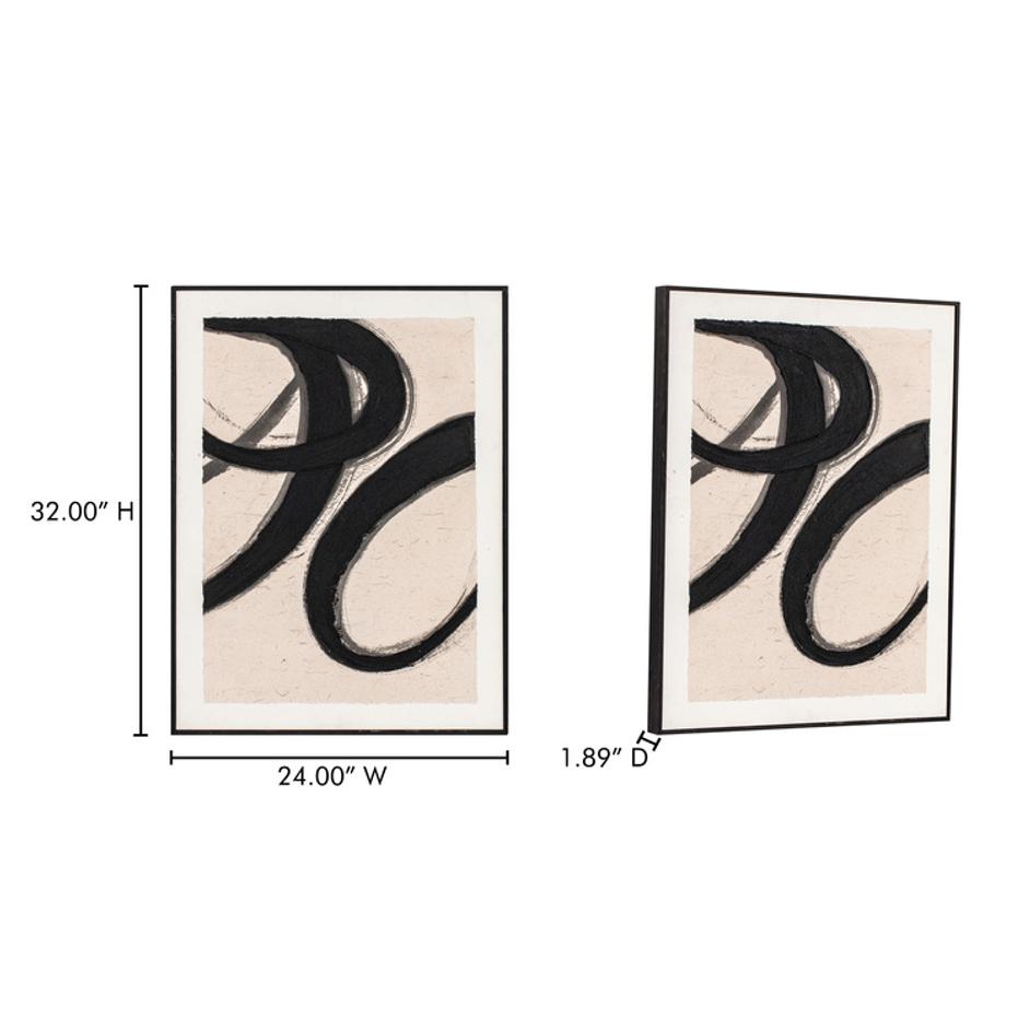 Poet 1 Framed Painting by Moes Home