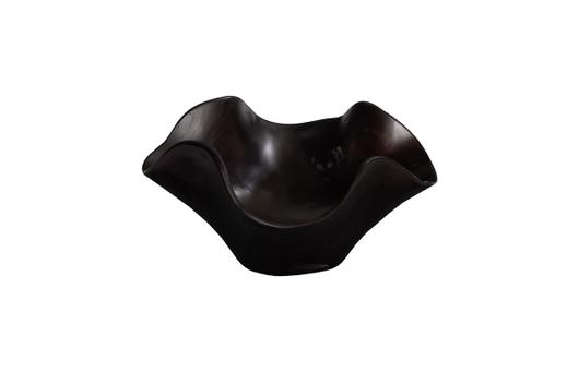 Teak Wood Bowl, Black by Phillips Collection