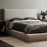 Martina Bed in Queen Size with Bergamo Parchment Finish by FOUR HANDS