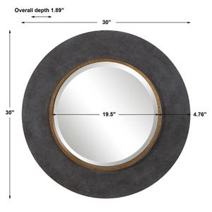 Saul Round Mirror by Uttermost
